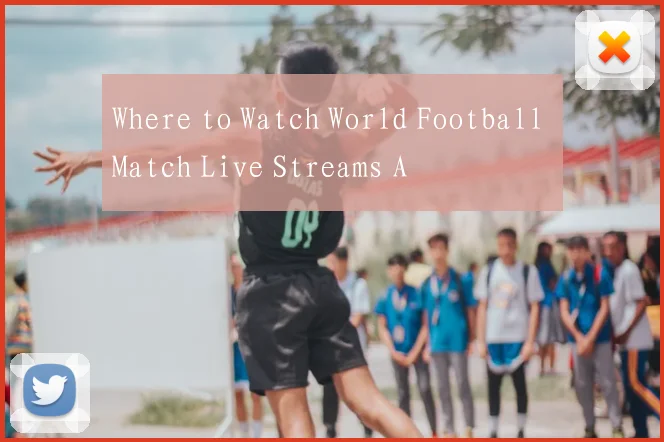 Where to Watch World Football Match Live Streams A